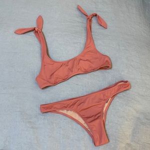 NWOT J. Crew Cheeky Bikini Rose Size S